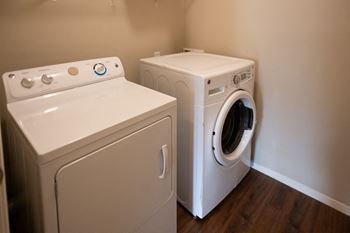 In unit washer and dryer located at Hall Creek Apts in Arlington, TN 38002